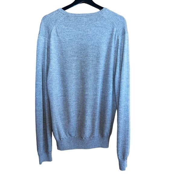 Express Mens Merino‎ Wool Sweater Grey Size XL - Picture 3 of 10